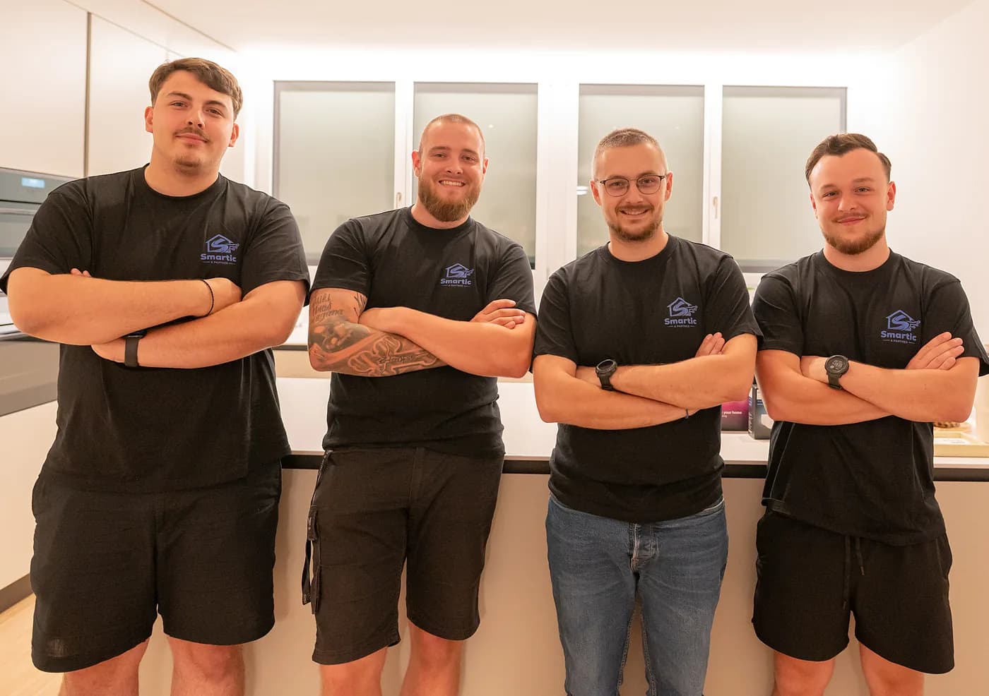 Das vierköpfige Team von Smartic & Partner