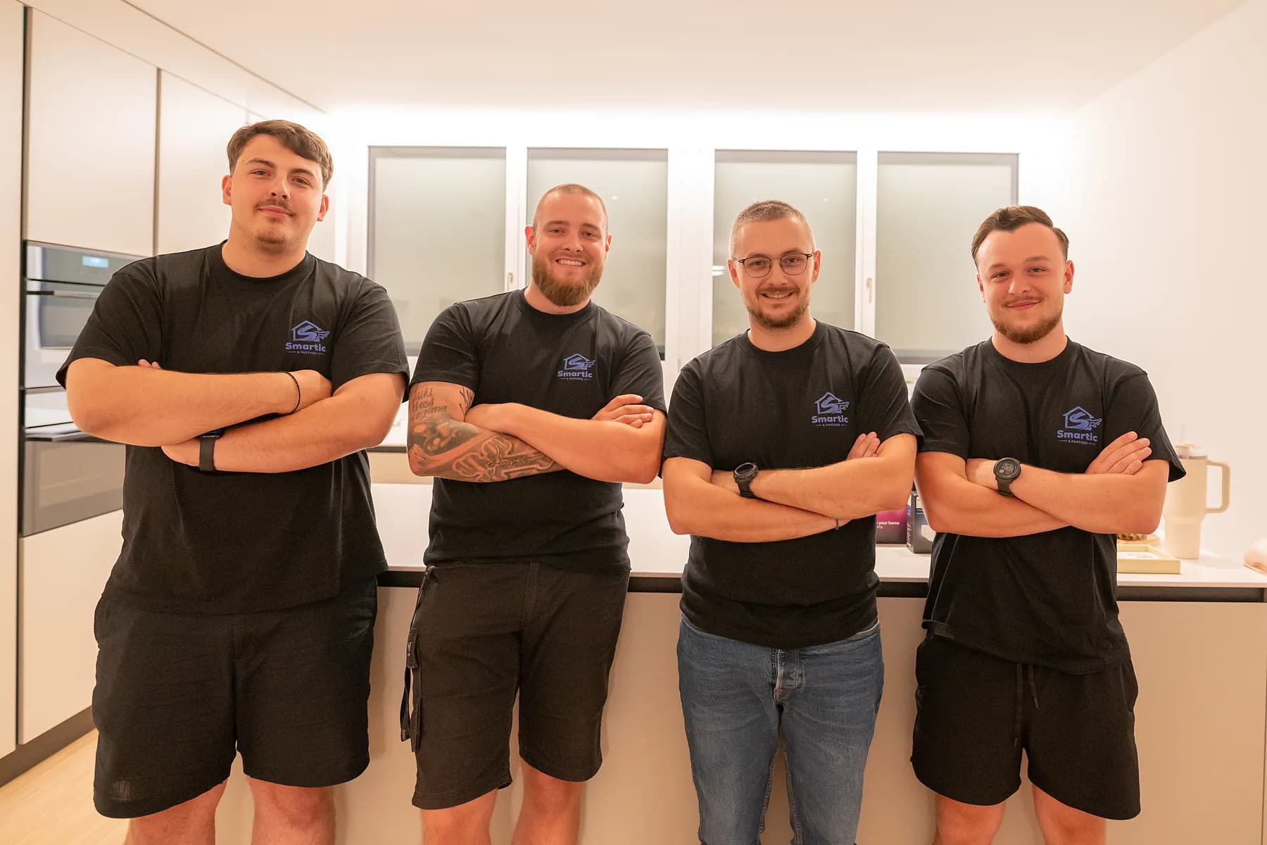 Das vierköpfige Team von Smartic & Partner